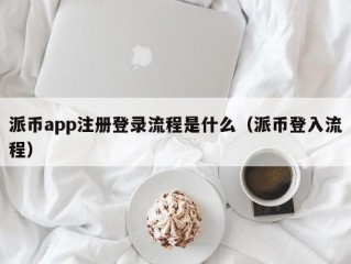 派币app注册登录流程是什么（派币登入流程）