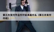 第三方支付平台代付业务是什么（第三方支付代收）
