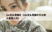 ins怎么发图片（ins怎么发图片不让别人看第二次）