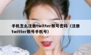 手机怎么注册twitter账号密码（注册twitter账号手机号）