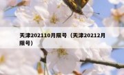 天津202110月限号（天津20212月限号）