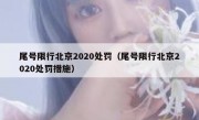 尾号限行北京2020处罚（尾号限行北京2020处罚措施）