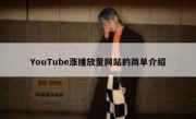 YouTube涨播放量网站的简单介绍