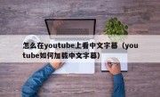 怎么在youtube上看中文字幕（youtube如何加载中文字幕）