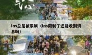 ins总是被限制（ins限制了还能收到消息吗）