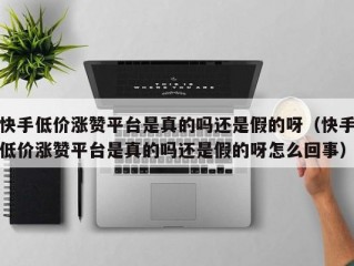 快手低价涨赞平台是真的吗还是假的呀（快手低价涨赞平台是真的吗还是假的呀怎么回事）