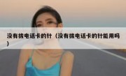 没有拔电话卡的针（没有拔电话卡的针能用吗）