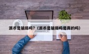 派币是骗局吗?（派币是骗局吗是真的吗）