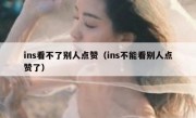 ins看不了别人点赞（ins不能看别人点赞了）