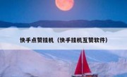 快手点赞挂机（快手挂机互赞软件）