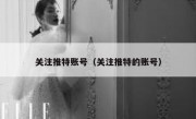 关注推特账号（关注推特的账号）