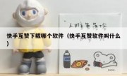 快手互赞下载哪个软件（快手互赞软件叫什么）