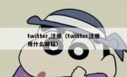 twitter,注册（twitter注册用什么邮箱）