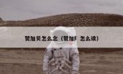 赞加贝怎么念（赞加阝怎么读）