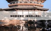 推特著名博主（推特良心博主）