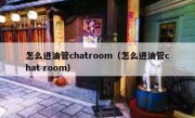 怎么进油管chatroom（怎么进油管chat room）