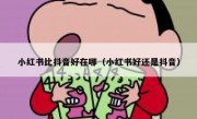 小红书比抖音好在哪（小红书好还是抖音）