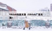 tiktok标题文案（tiktok广告文案）