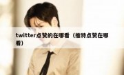 twitter点赞的在哪看（推特点赞在哪看）