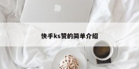 快手ks赞的简单介绍