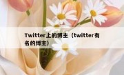 Twitter上的博主（twitter有名的博主）