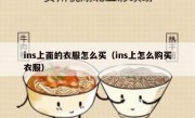 ins上面的衣服怎么买（ins上怎么购买衣服）