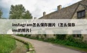 instagram怎么保存图片（怎么保存ins的照片）