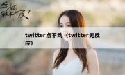 twitter点不动（twitter无反应）