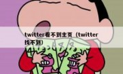 twitter看不到主页（twitter找不到）