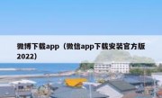 微博下载app（微信app下载安装官方版2022）