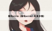 探马scrm（探马scrm一年多少钱）