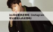 ins可以看到点赞吗（instagram可以看别人的点赞吗）