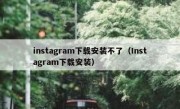 instagram下载安装不了（Instagram下载安装）