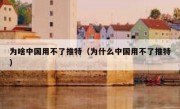 为啥中国用不了推特（为什么中国用不了推特）