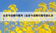 北京今日限行尾号（北京今日限行尾号到几点）