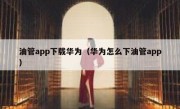 油管app下载华为（华为怎么下油管app）