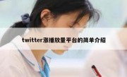 twitter涨播放量平台的简单介绍