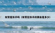 有赞是快手吗（有赞在快手的佣金是多少）