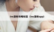 ins涨粉攻略标签（ins涨粉app）