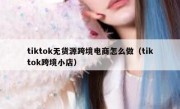 tiktok无货源跨境电商怎么做（tiktok跨境小店）