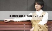 中国推特叫什么（中国 twitter）