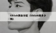 tiktok佣金分配（tiktok赚多少钱）