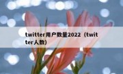 twitter用户数量2022（twitter人数）