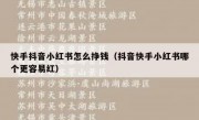 快手抖音小红书怎么挣钱（抖音快手小红书哪个更容易红）
