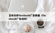 怎样分析facebook广告数据（facebook广告成效）