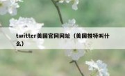 twitter美国官网网址（美国推特叫什么）