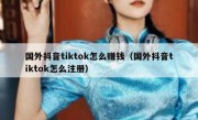 国外抖音tiktok怎么赚钱（国外抖音tiktok怎么注册）