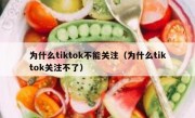 为什么tiktok不能关注（为什么tiktok关注不了）