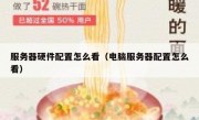 服务器硬件配置怎么看（电脑服务器配置怎么看）