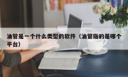 油管是一个什么类型的软件（油管指的是哪个平台）